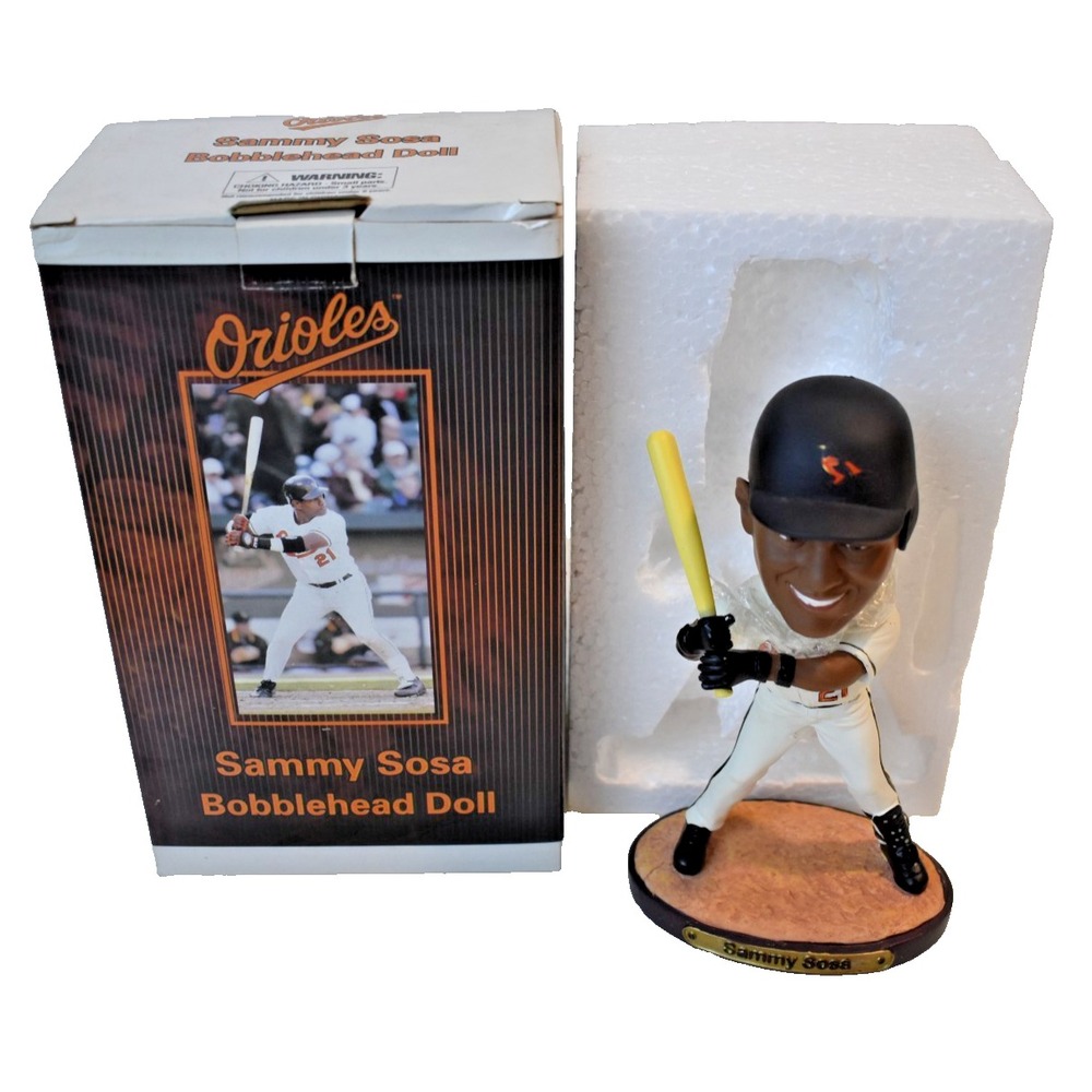 Baltimore Orioles SGA 7/27/2005 Sammy Sosa Bobblehead MLB Baseball w/ Box